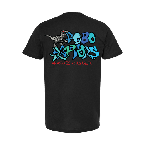 Robo Raptors Black Tee