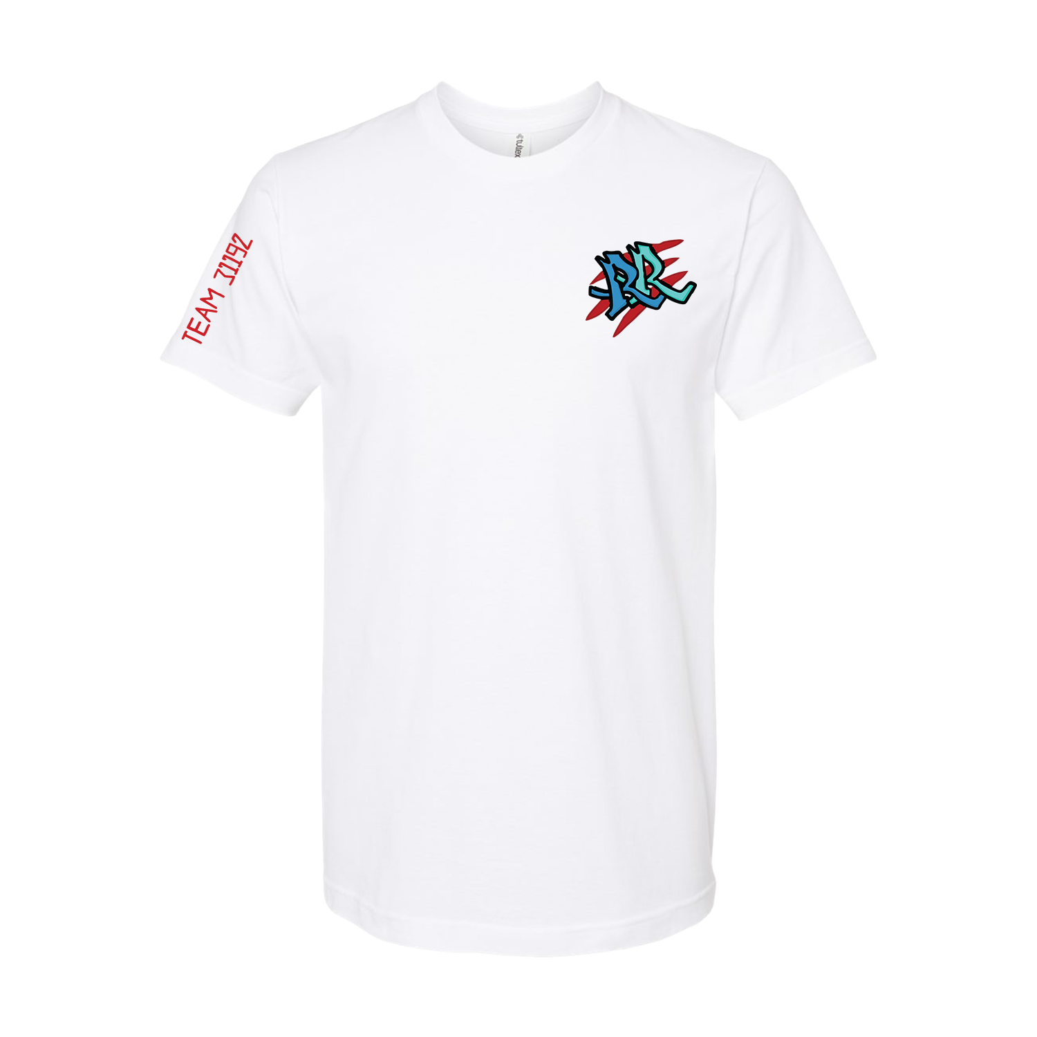 Robo Raptors White Tee